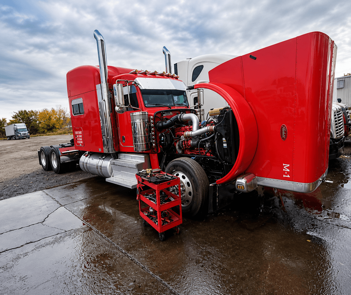 Heavy Semi Truck Air Brake Repair and Installation